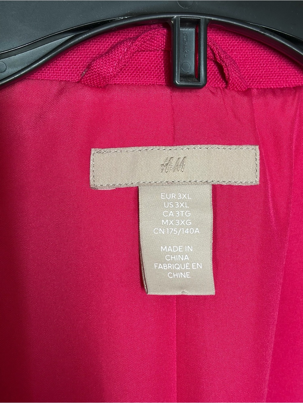 H&M Double-Breasted Bright Raspberry Blazer - Picture 5 of 9